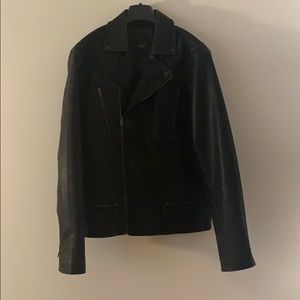 ASOS men’s faux leather biker jacket